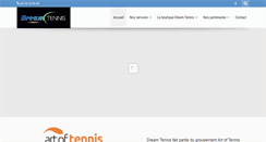 Desktop Screenshot of dream-tennis.net