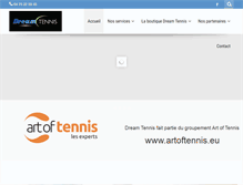 Tablet Screenshot of dream-tennis.net
